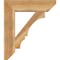 Ekena Millwork Balboa Slat Rough Sawn Bracket, Western Red Cedar, 6"W x 28"D x 32"H BKT06X28X32BOA06RWR - alternate 3